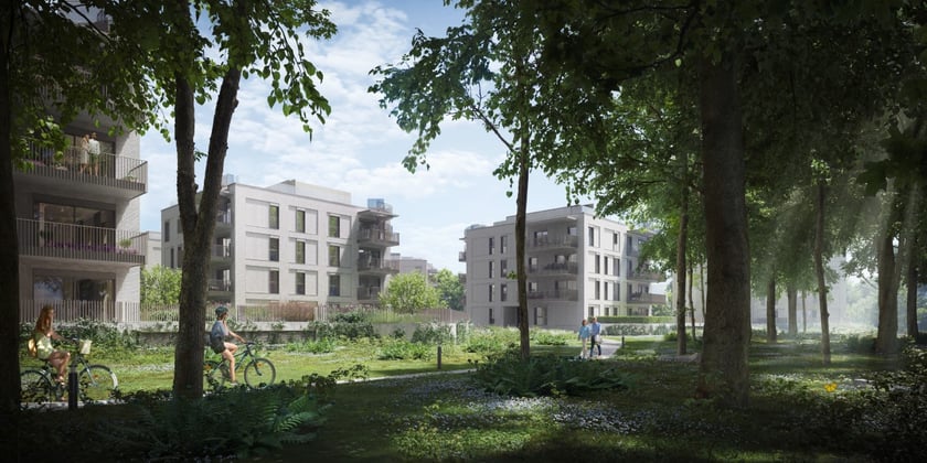 Wizualizacja Apartamentów przy Parku Szczytnickim
