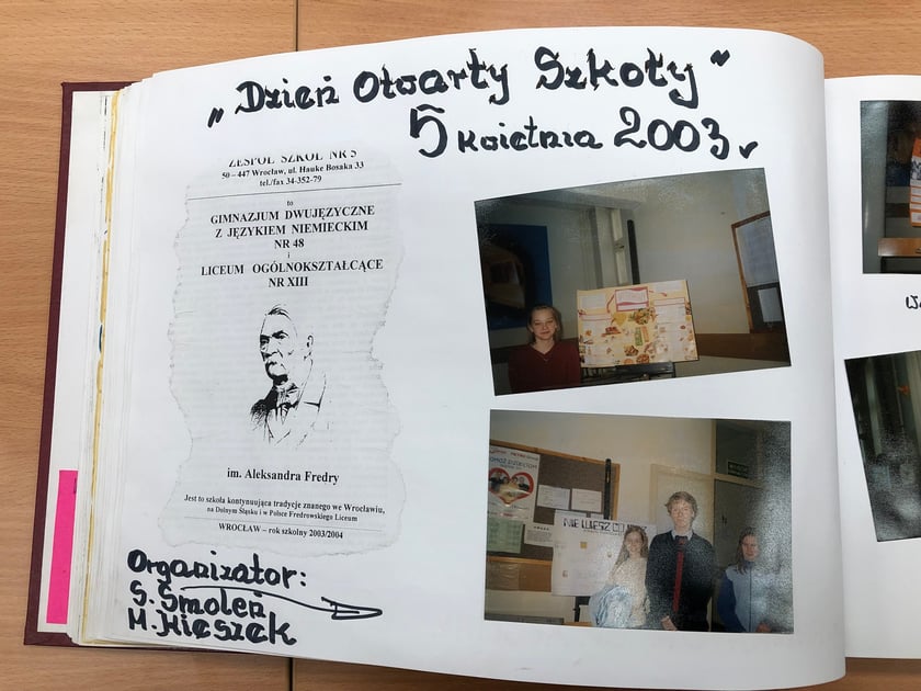 Kroniki szkolne XIII LO we Wrocławiu