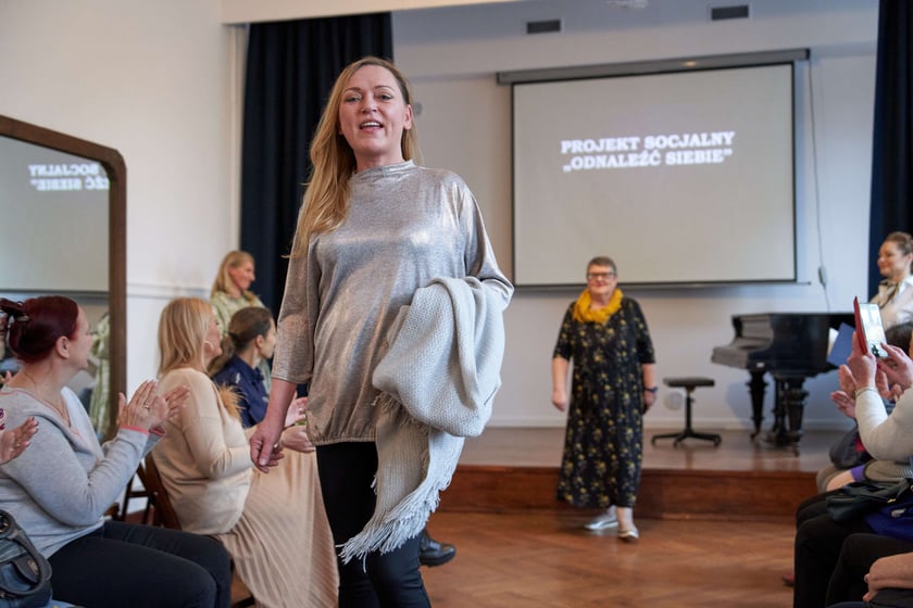 Pokaz mody - finał projektu "Odnaleźć siebie"