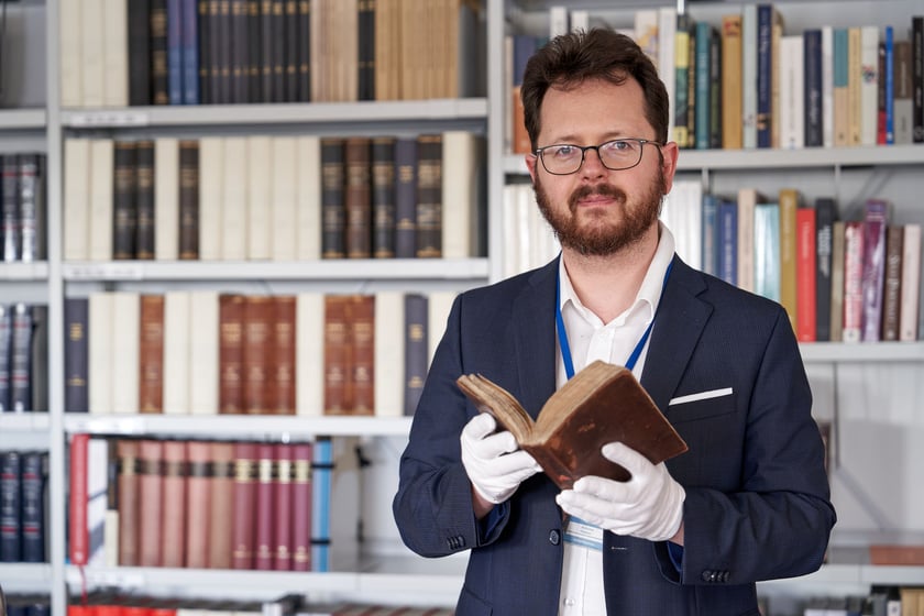 Antoine Haaker, bibliotekarz Oddziału Rękopis&oacute;w Biblioteki Uniwersyteckiej we Wrocławiu