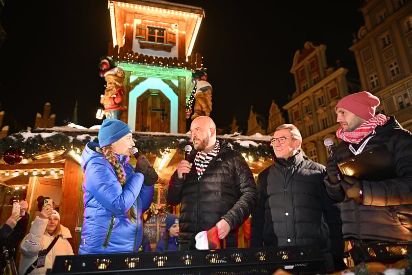 Uroczyste rozświetlenie choinki w Rynku