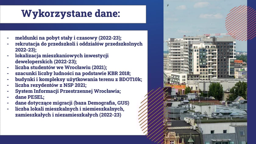 Kadr z prezentacji Urzędu Miejskiego Wrocławia "Ilu jest wrocławian"