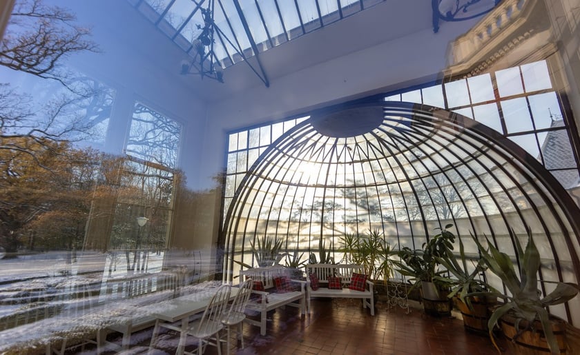 Pałac Korn&oacute;w w Pawłowicach - wnętrze