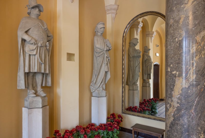 Pałac Korn&oacute;w w Pawłowicach - wnętrze