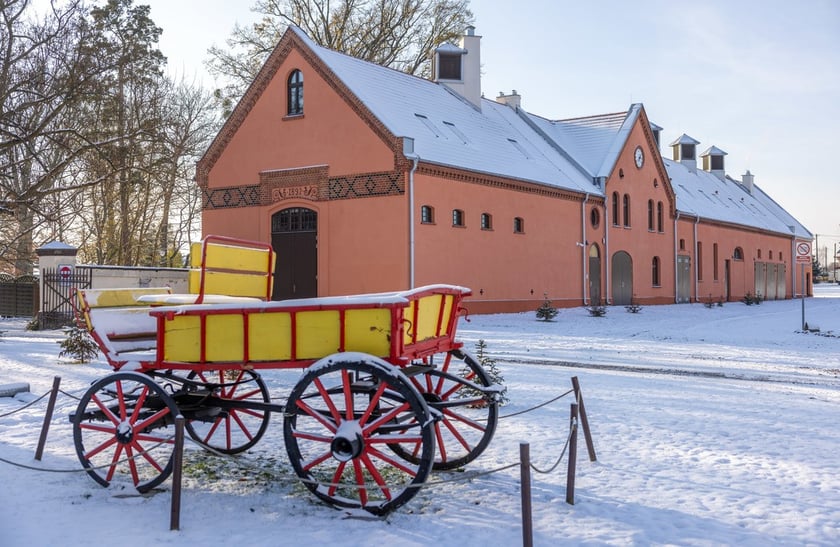 Pałac Korn&oacute;w w Pawłowicach - kompleks folwarczny