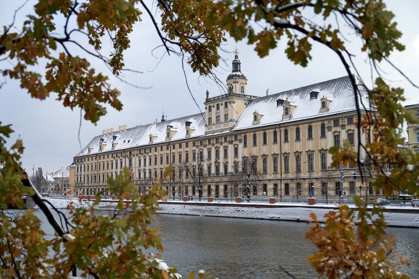 Wrocław w zimowej aurze