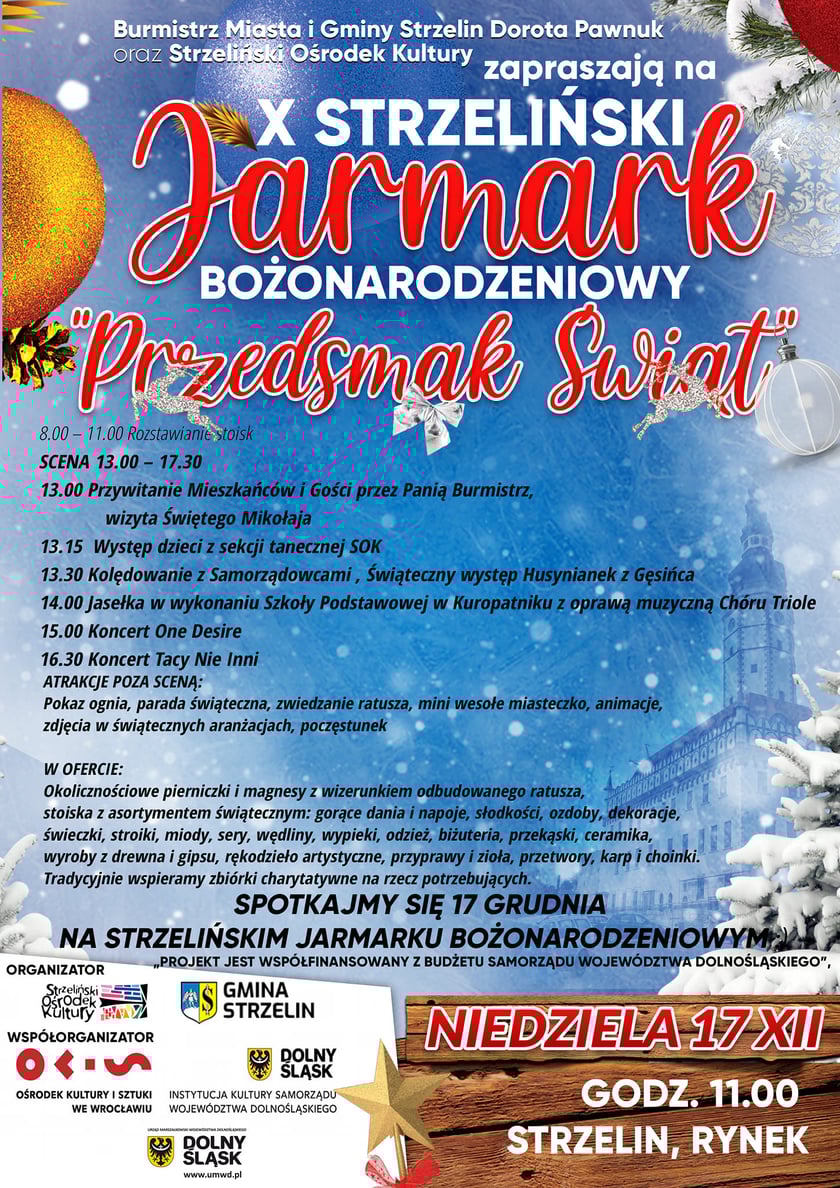 Program jarmarku świątecznego