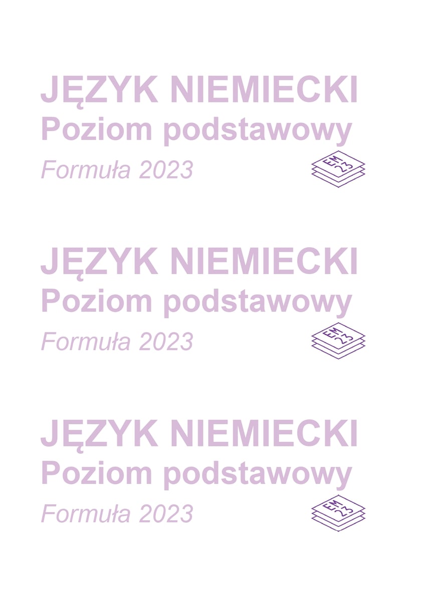 Arkusz z matury próbnej 2024 z języka niemieckiego z CKE - grudzień 2023