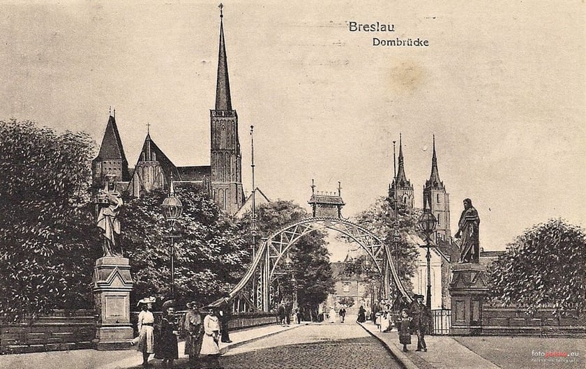 Ostrów Tumski 100 lat temu