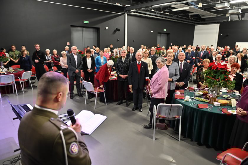 spotkanie opłatkowe kombatantów i osób represjonowanych w Centrum Historii Zajezdnia, Wrocław 2023