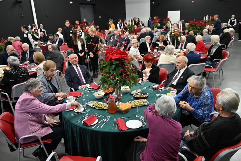 spotkanie opłatkowe kombatantów i osób represjonowanych w Centrum Historii Zajezdnia, Wrocław 2023