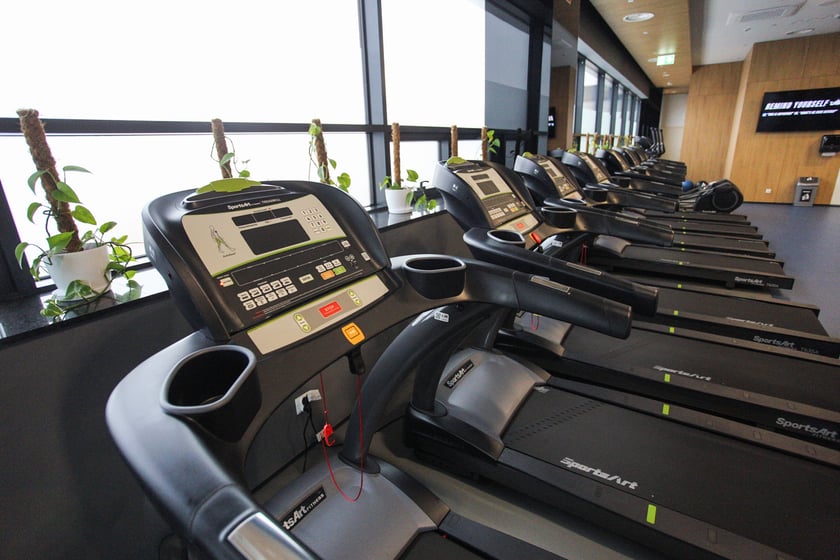 Wnętrza zakładów LG Solution w Biskupicach Podgórnych pod Wrocławiem