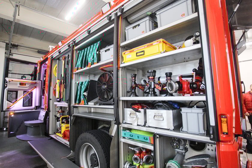 Wnętrza zakładów LG Solution w Biskupicach Podgórnych pod Wrocławiem