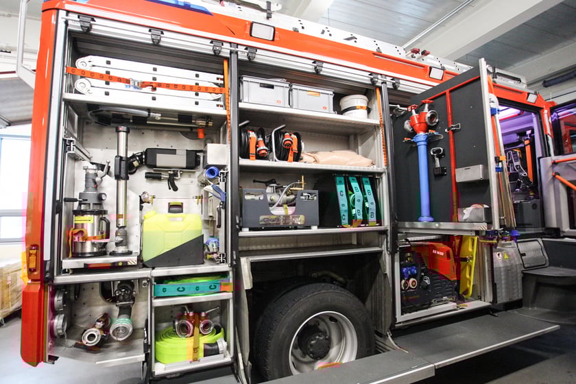 Wnętrza zakładów LG Solution w Biskupicach Podgórnych pod Wrocławiem