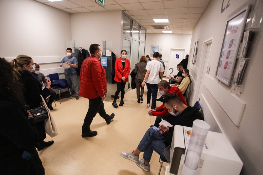 Wnętrza zakładów LG Solution w Biskupicach Podgórnych pod Wrocławiem