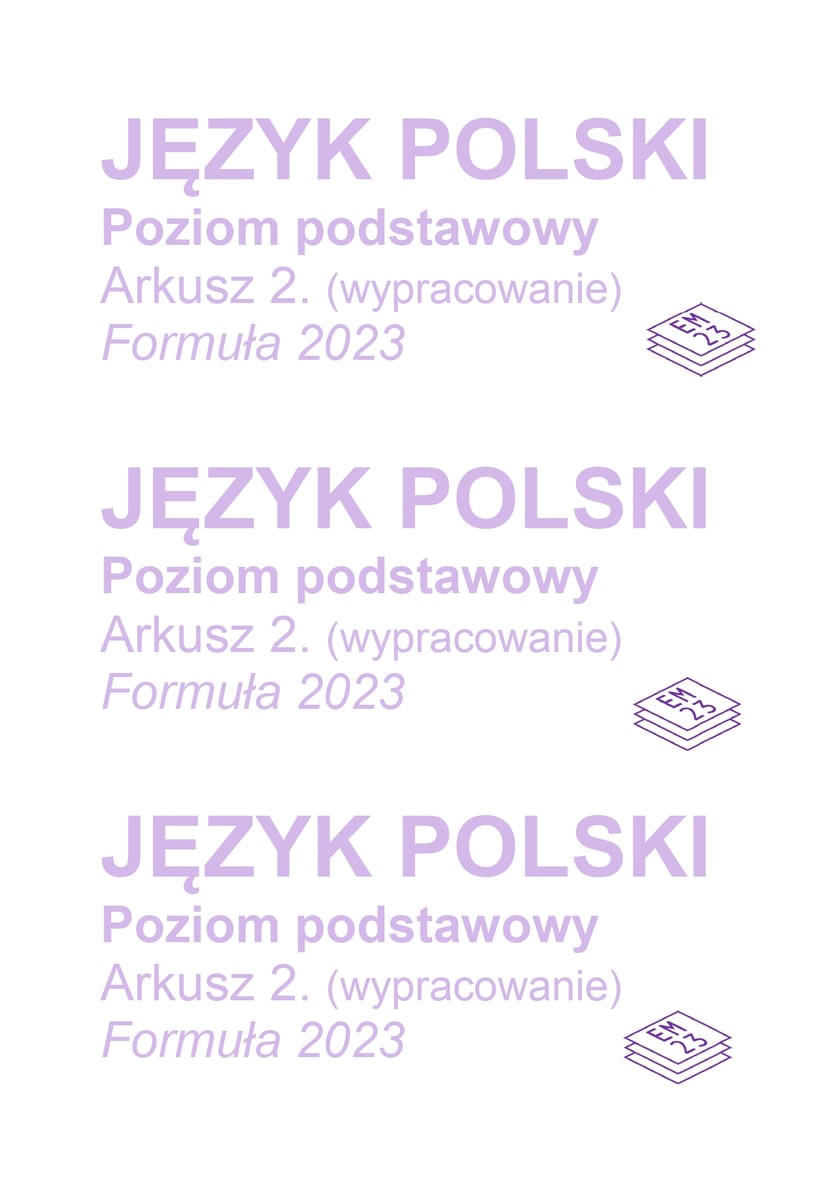Matura 2025 z polskiego z CKE. Arkusz - poziom podstawowy