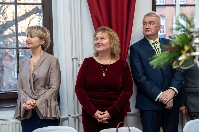 Spotkanie wigilijne dyrektorów szkół ponadpodstawowych i władz Wrocławia