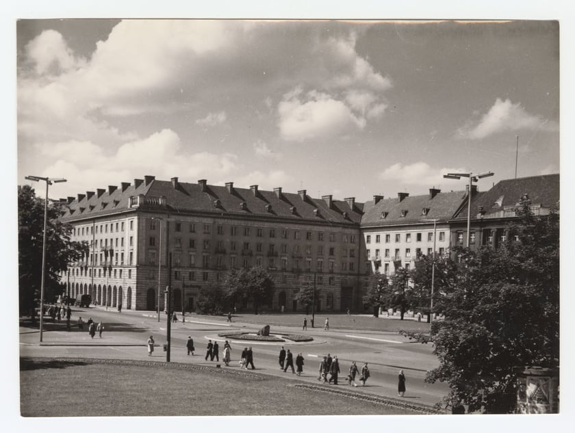 Kościuszkowska Dzielnica Mieszkaniowa we Wrocławiu, 1959, autorka Janina Mierzecka,