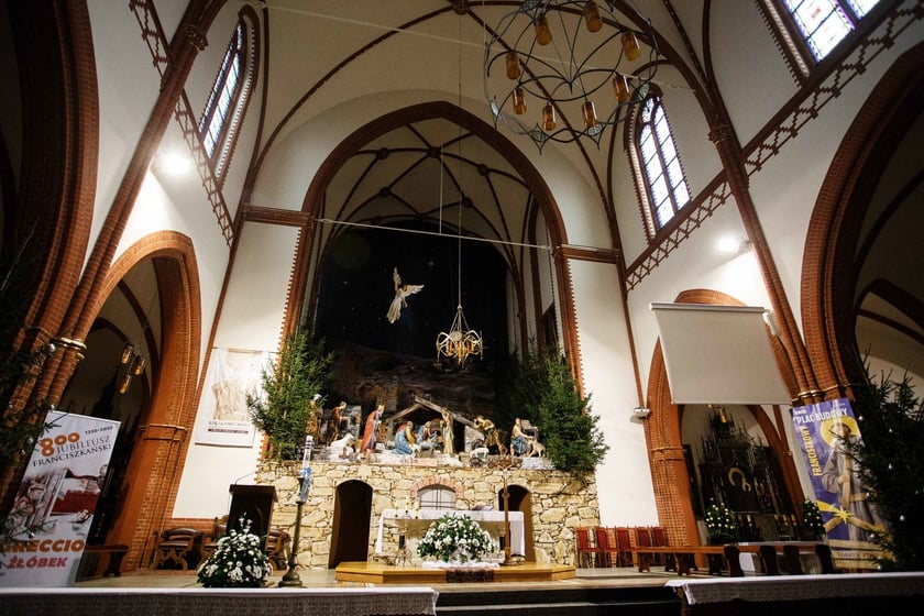 Szopka betlejemska w klasztorze franciszkanów na Karłowicach