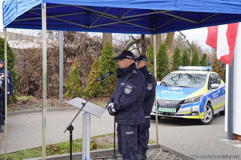 Otwarcie posterunku policji w Domaniowie