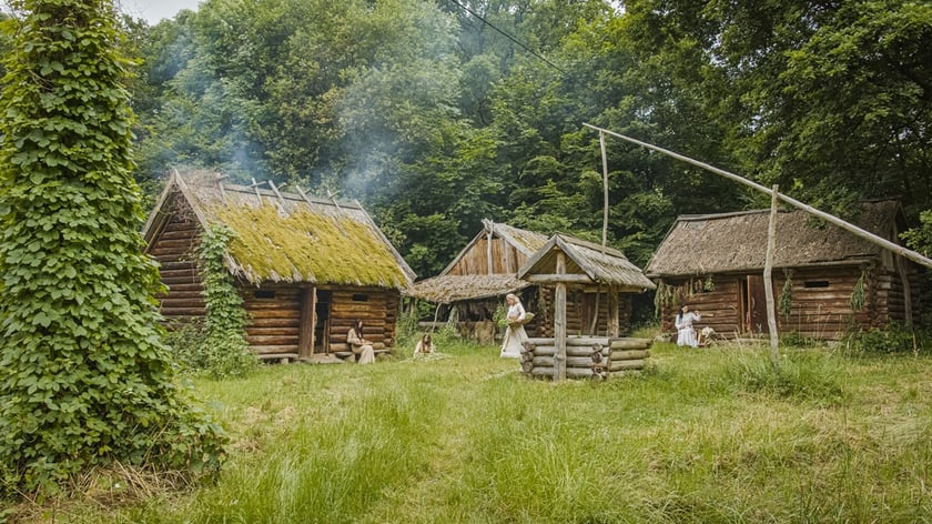 Kadr z filmu "Człowiek i przyroda Ślęży"