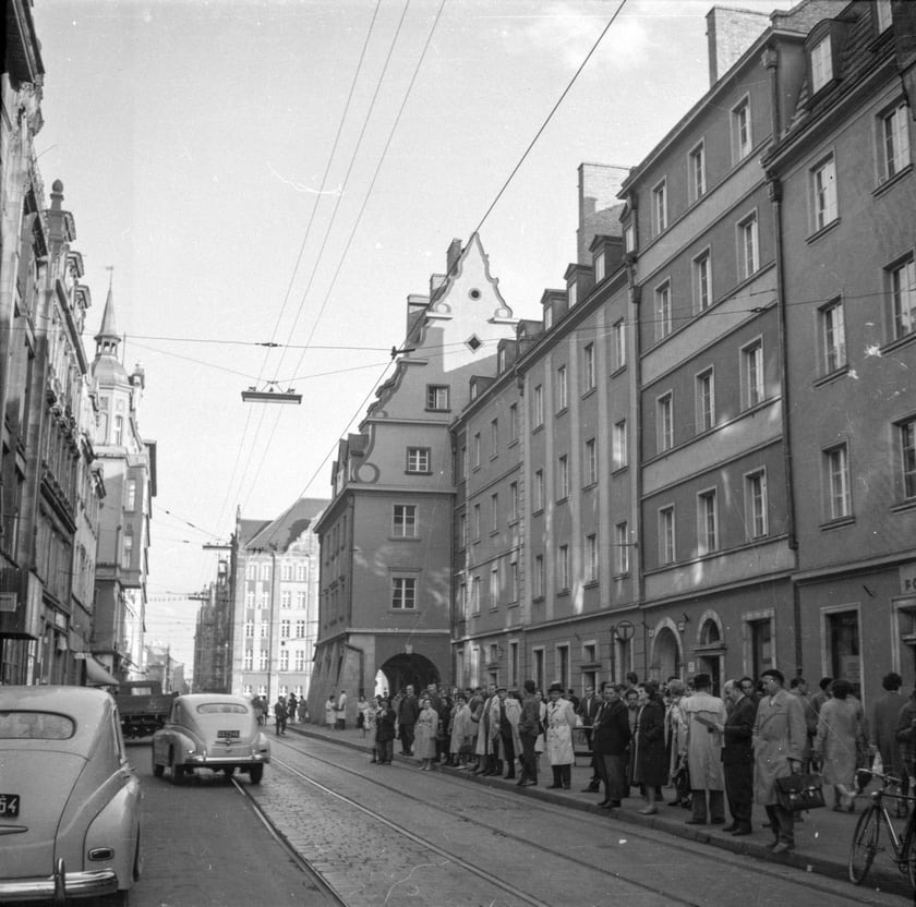 Ul. Ruska w pobliżu pl. Solnego. 1962 r.