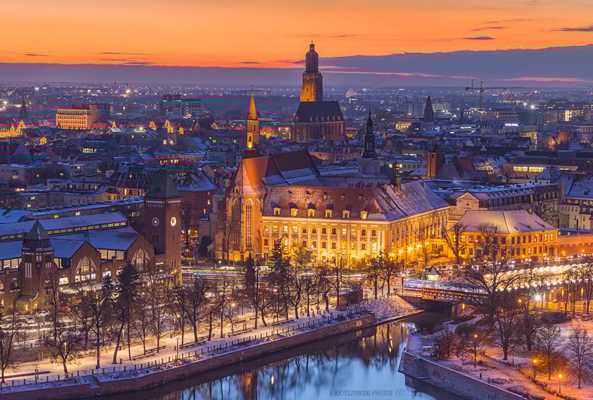 Wrocław zimą