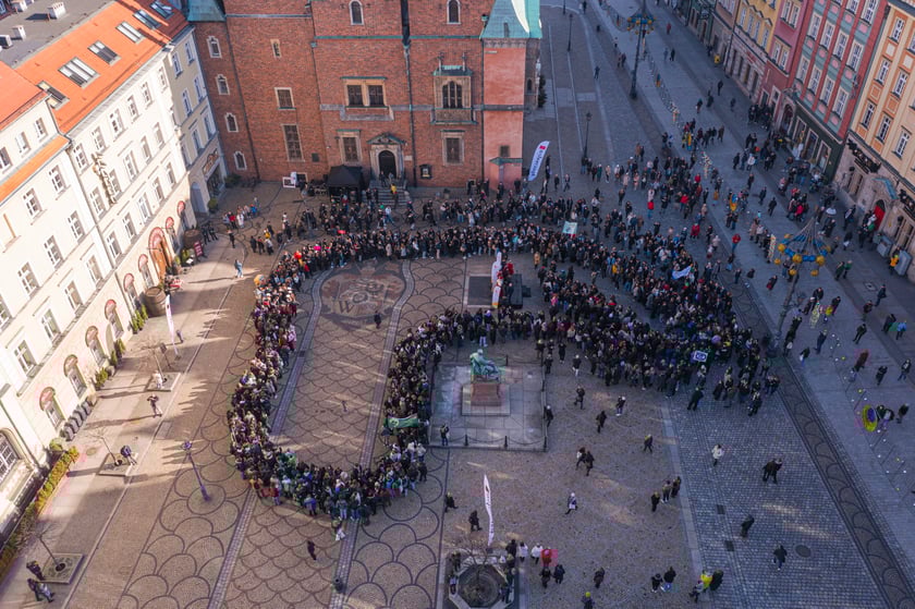 Polonez dla Fredry z drona