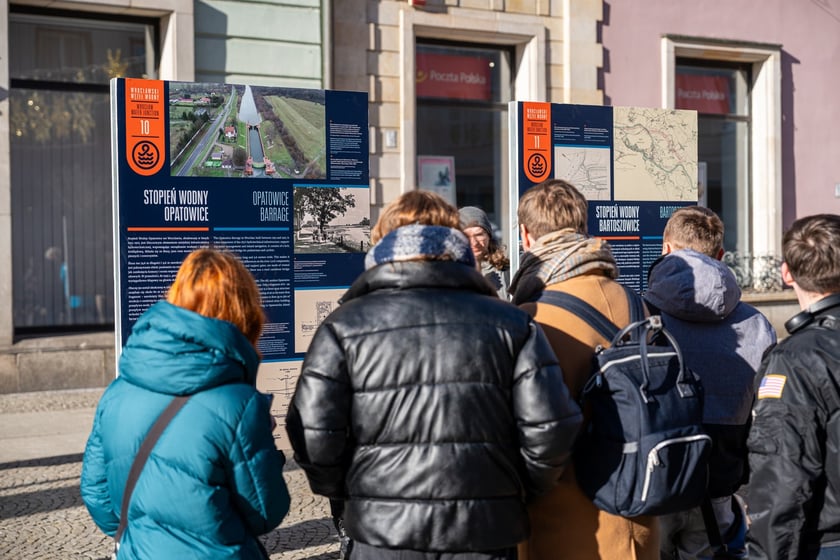 Wernisaż wystawy Wrocławski Węzeł Wodny, ul. Świdnicka (29 stycznia 2024)