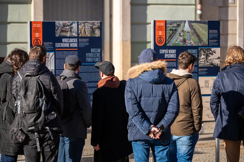 Wernisaż wystawy Wrocławski Węzeł Wodny, ul. Świdnicka (29 stycznia 2024)