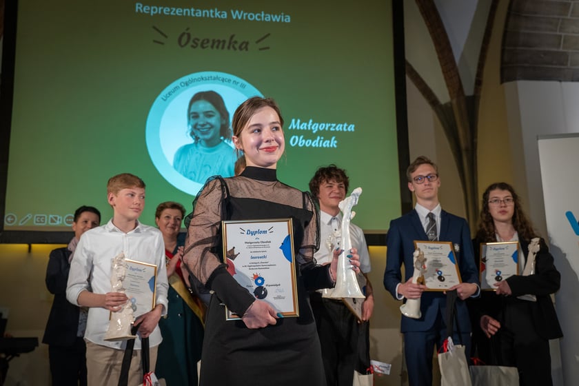 Małgorzata Obodiak, uczennica LO nr 3 wyróżniona w konkursie Ośmiu Wspaniałych w 2023 roku