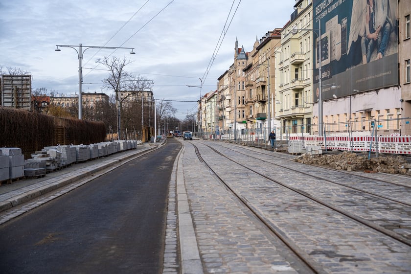 Przebudowa ul. Pomorskiej - styczeń 2024