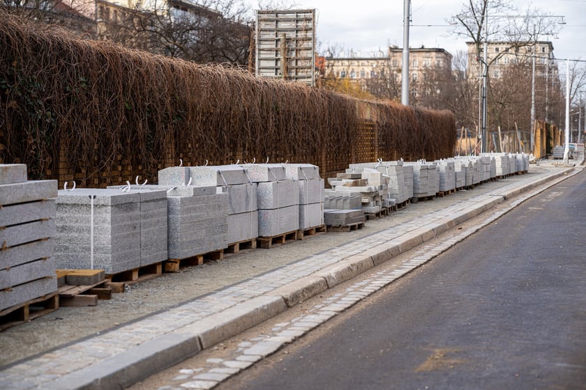 Przebudowa ul. Pomorskiej - styczeń 2024