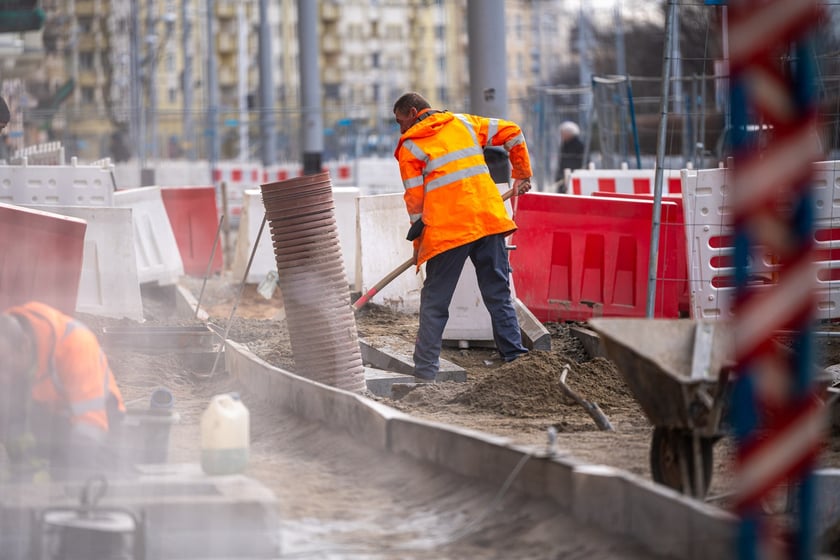 Przebudowa ul. Pomorskiej - styczeń 2024