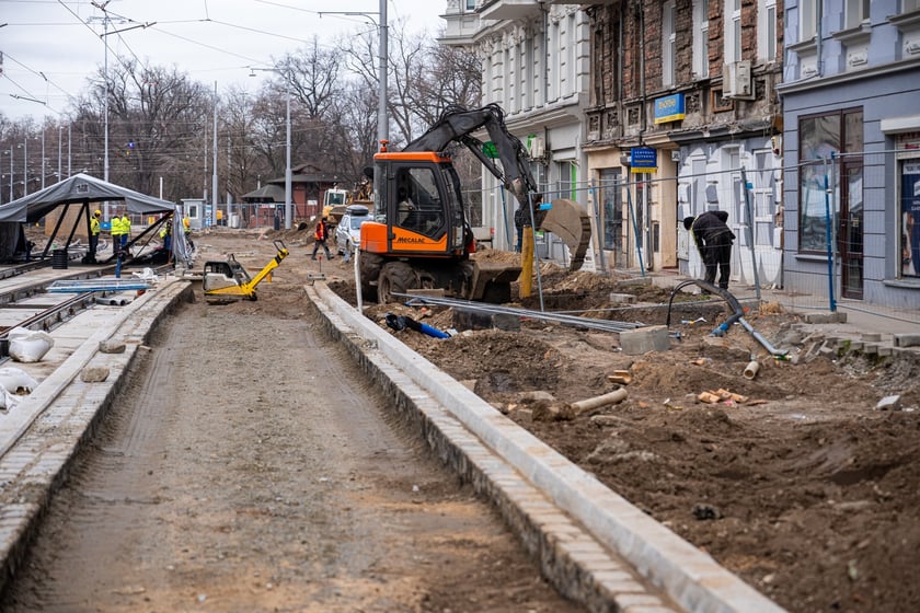 Przebudowa ul. Pomorskiej - styczeń 2024