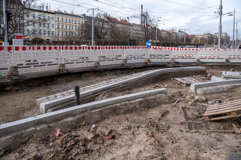 Przebudowa ul. Pomorskiej - styczeń 2024