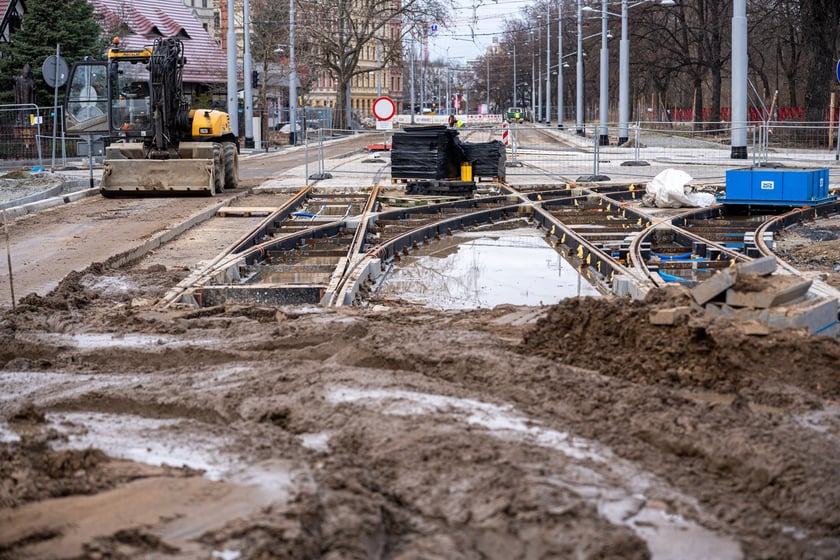 Przebudowa ul. Pomorskiej - styczeń 2024