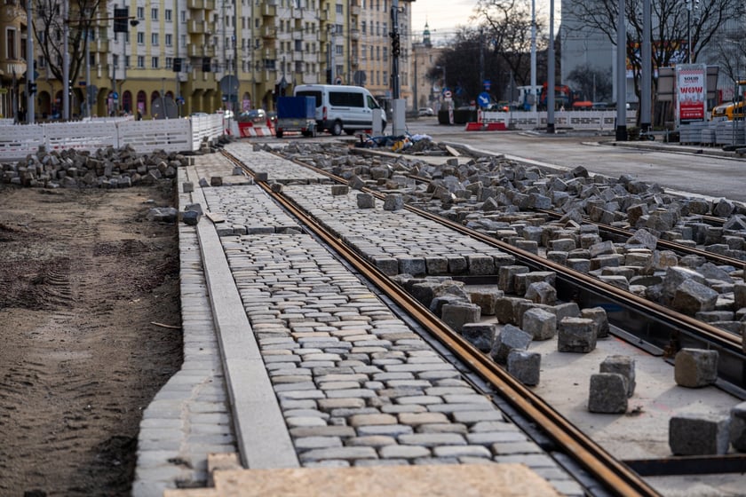 Przebudowa ul. Pomorskiej - styczeń 2024