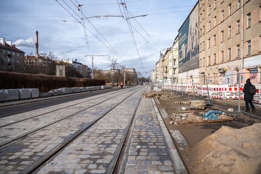 Przebudowa ul. Pomorskiej - styczeń 2024