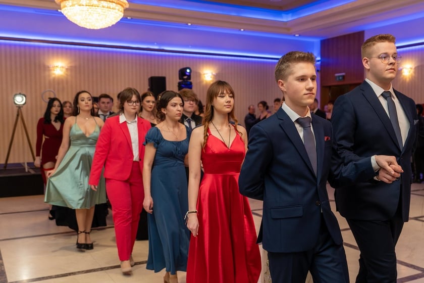 Studni&oacute;wka uczni&oacute;w Technikum nr XV im. Marii Skłodowskiej-Curie we Wrocławiu w Hotelu Haston (3 lutego 2024)