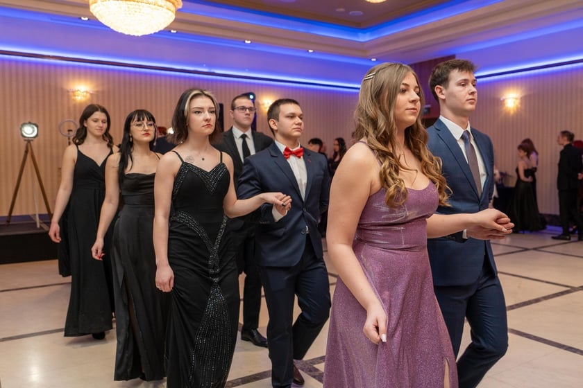 Studni&oacute;wka uczni&oacute;w Technikum nr XV im. Marii Skłodowskiej-Curie we Wrocławiu w Hotelu Haston (3 lutego 2024)