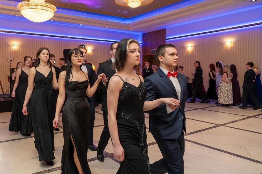 Studni&oacute;wka uczni&oacute;w Technikum nr XV im. Marii Skłodowskiej-Curie we Wrocławiu w Hotelu Haston (3 lutego 2024)