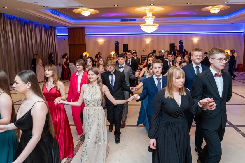 Studni&oacute;wka uczni&oacute;w Technikum nr XV im. Marii Skłodowskiej-Curie we Wrocławiu w Hotelu Haston (3 lutego 2024)