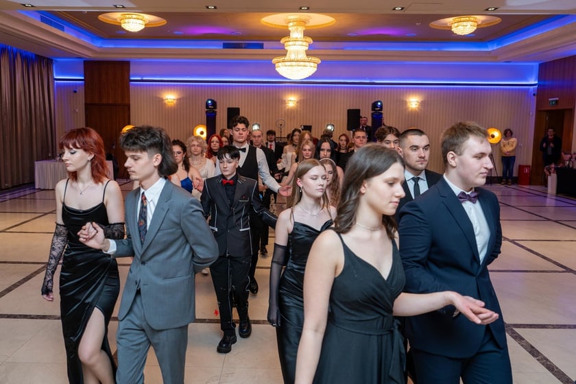 Studni&oacute;wka uczni&oacute;w Technikum nr XV im. Marii Skłodowskiej-Curie we Wrocławiu w Hotelu Haston (3 lutego 2024)