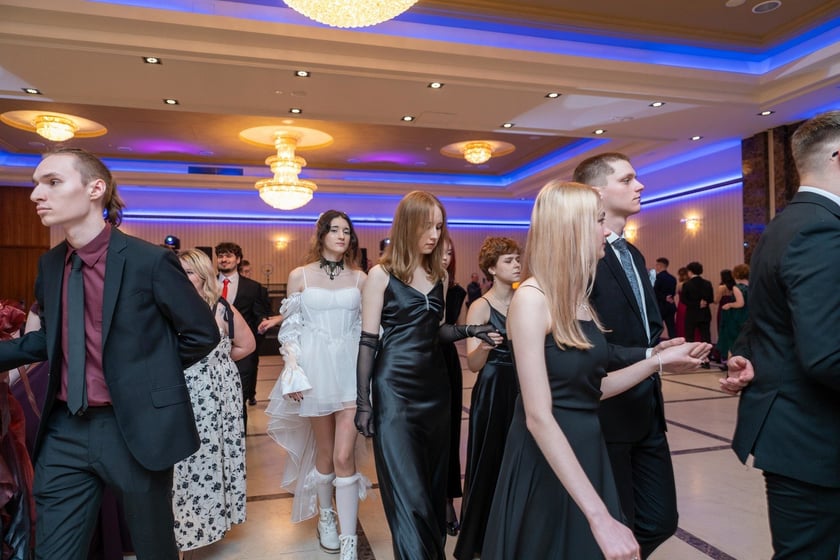 Studni&oacute;wka uczni&oacute;w Technikum nr XV im. Marii Skłodowskiej-Curie we Wrocławiu w Hotelu Haston (3 lutego 2024)