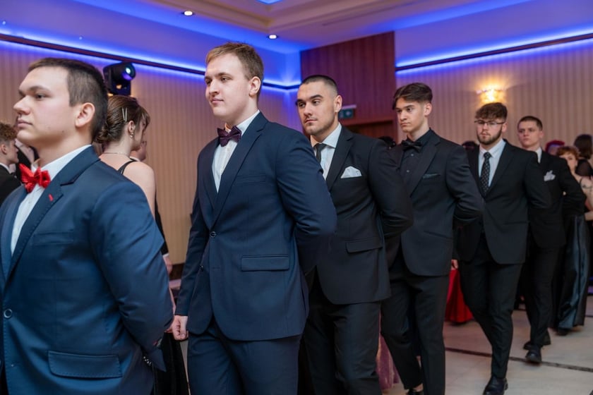 Studni&oacute;wka uczni&oacute;w Technikum nr XV im. Marii Skłodowskiej-Curie we Wrocławiu w Hotelu Haston (3 lutego 2024)
