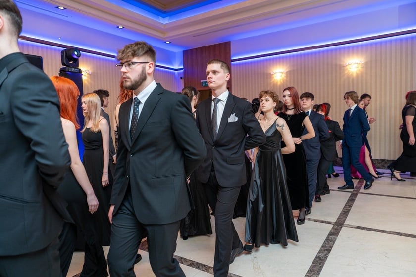 Studni&oacute;wka uczni&oacute;w Technikum nr XV im. Marii Skłodowskiej-Curie we Wrocławiu w Hotelu Haston (3 lutego 2024)