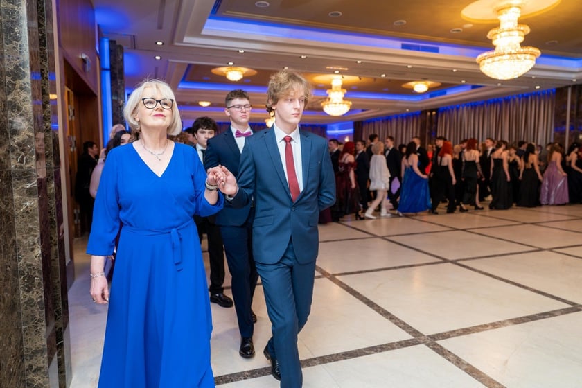 Studni&oacute;wka uczni&oacute;w Technikum nr XV im. Marii Skłodowskiej-Curie we Wrocławiu w Hotelu Haston (3 lutego 2024)