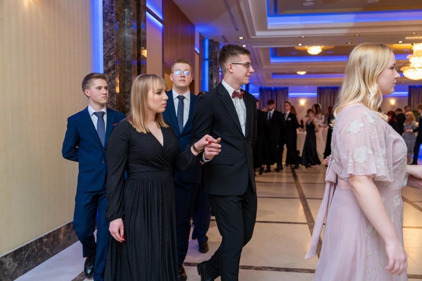 Studni&oacute;wka uczni&oacute;w Technikum nr XV im. Marii Skłodowskiej-Curie we Wrocławiu w Hotelu Haston (3 lutego 2024)