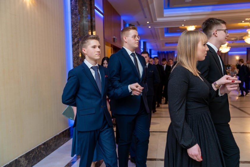 Studni&oacute;wka uczni&oacute;w Technikum nr XV im. Marii Skłodowskiej-Curie we Wrocławiu w Hotelu Haston (3 lutego 2024)